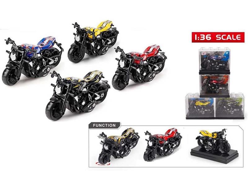 1:36 METAL PULLBACK MOTORCYCLE 